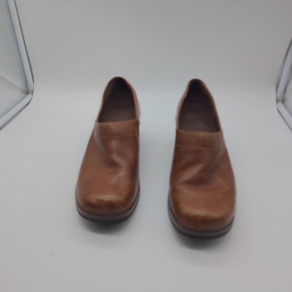 Eastland Constance Brown Leather Clogs sz 9 - Picture 2 of 10